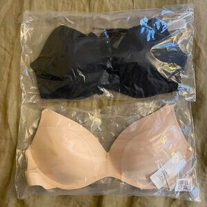 Lively Black and Nude Bra Duo